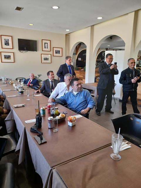 Vista del salón durante el almuerzo